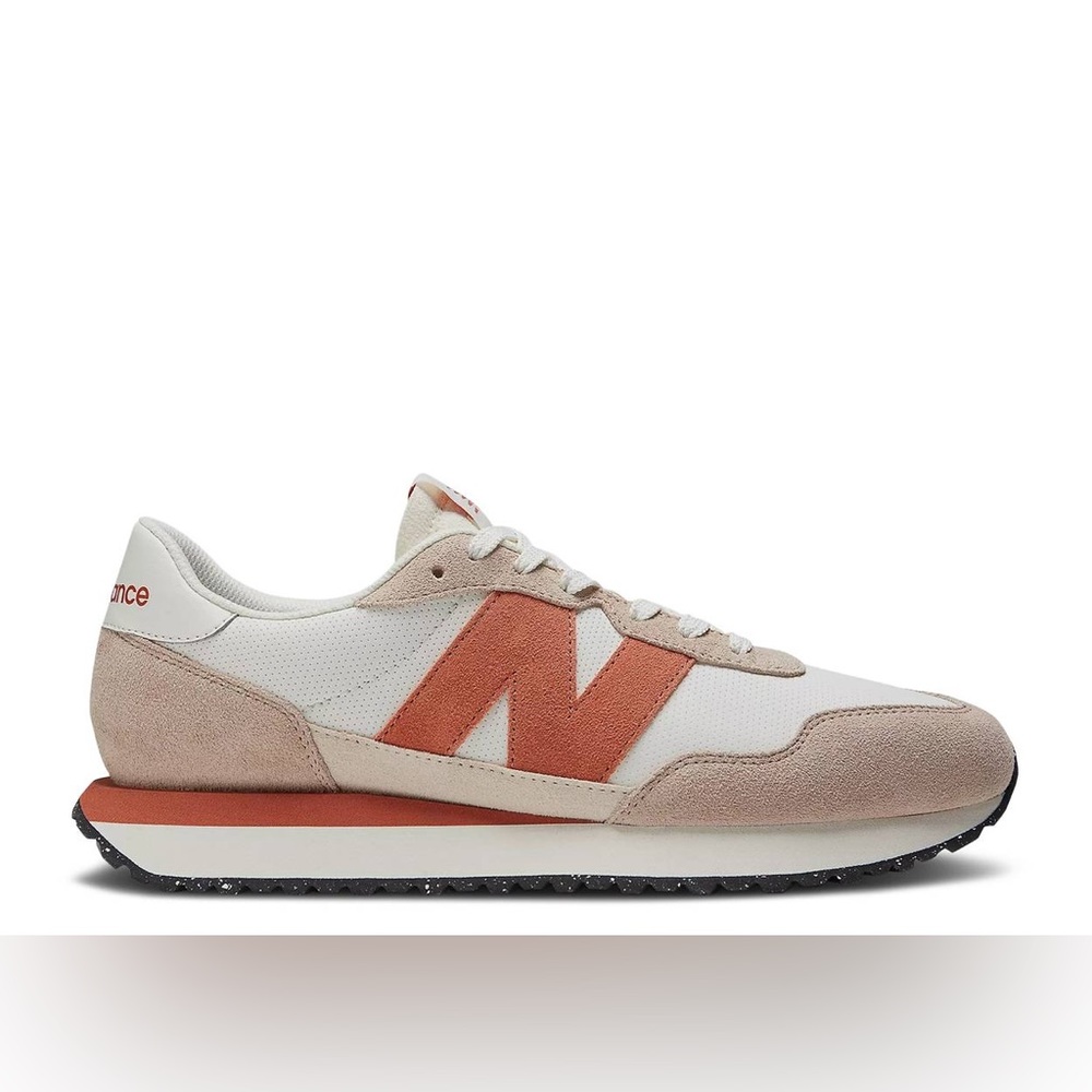 New in Box men’s 237 in taupe gray orange